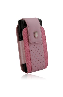 Swiss Leatherware Alps Case for Most PDAs - Pink